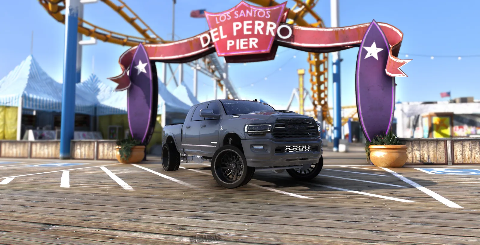 Snoozypb10 Dodge 5th gen megacab FiveM truck, photo 3