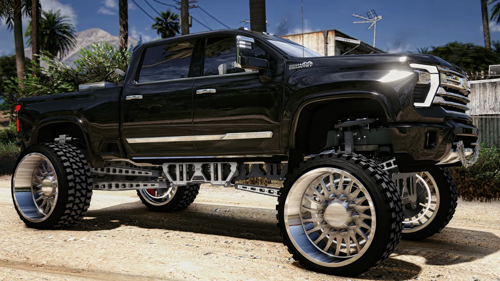 Snoozypb105 Squatted 25 chevy 2500 FiveM truck, photo 1