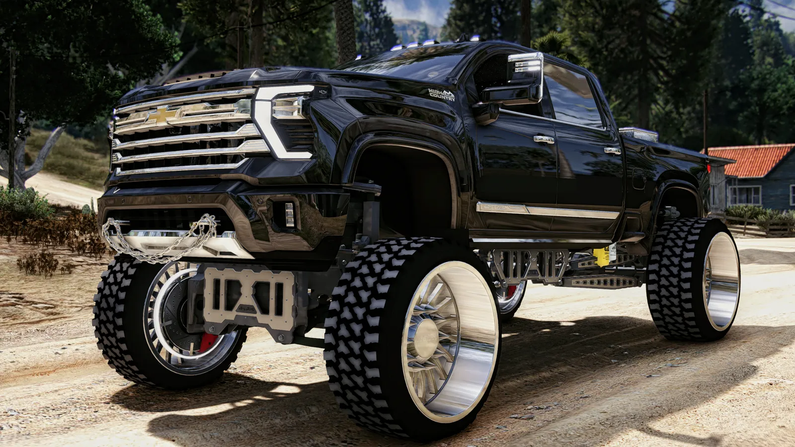 Snoozypb105 Squatted 25 chevy 2500 FiveM truck, photo 2