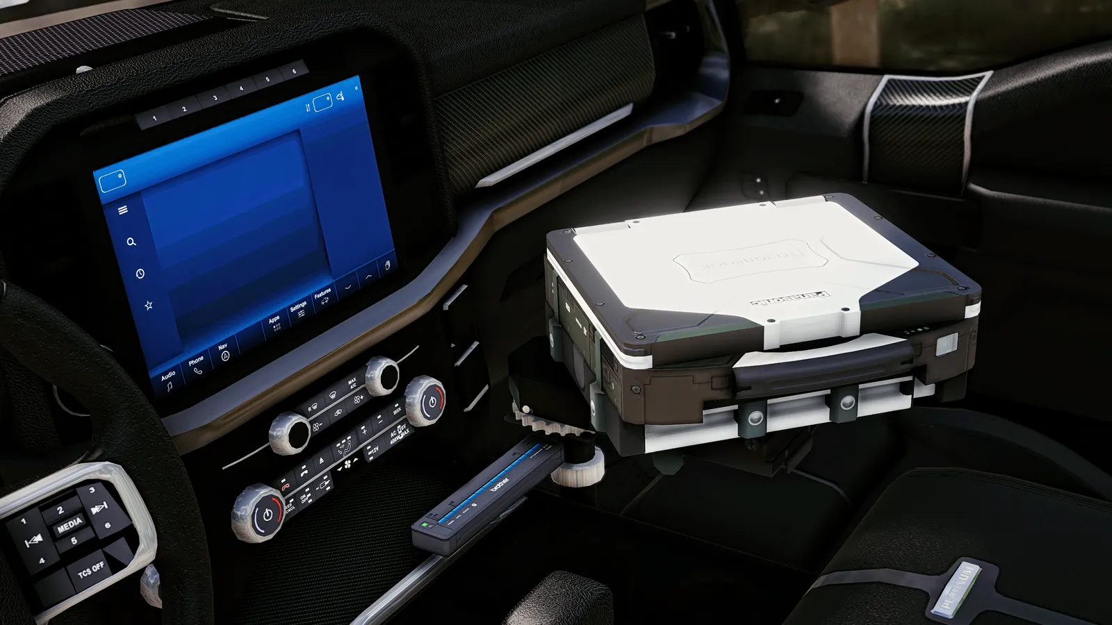 Snoozypb107 25 ford f350 cop FiveM truck, photo 9