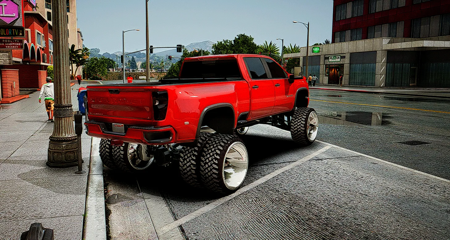 Snoozypb27 2020 chevy dually FiveM truck, photo 2