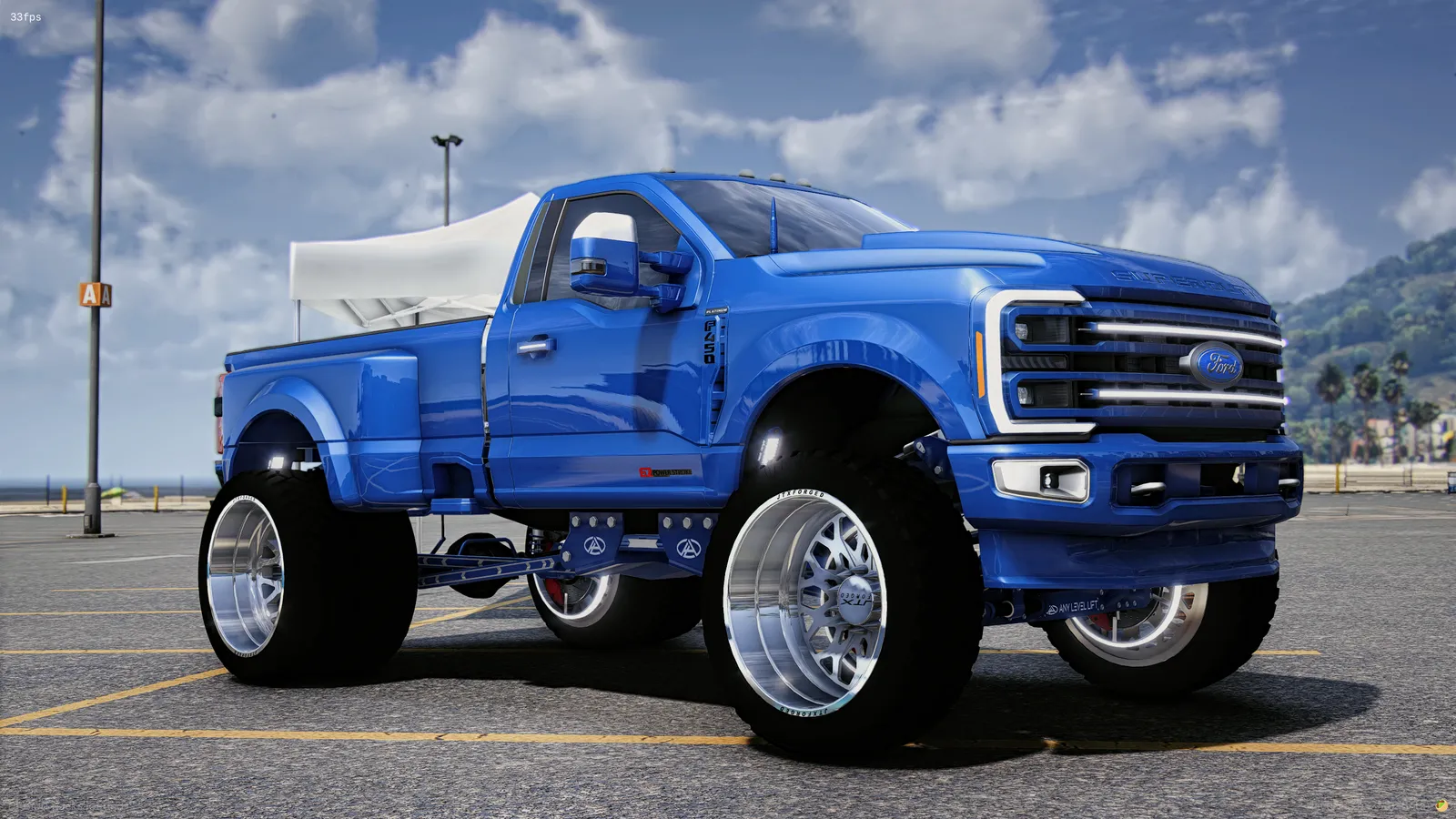 Snoozypb72 2025 single cab ford f350 FiveM truck, photo 1