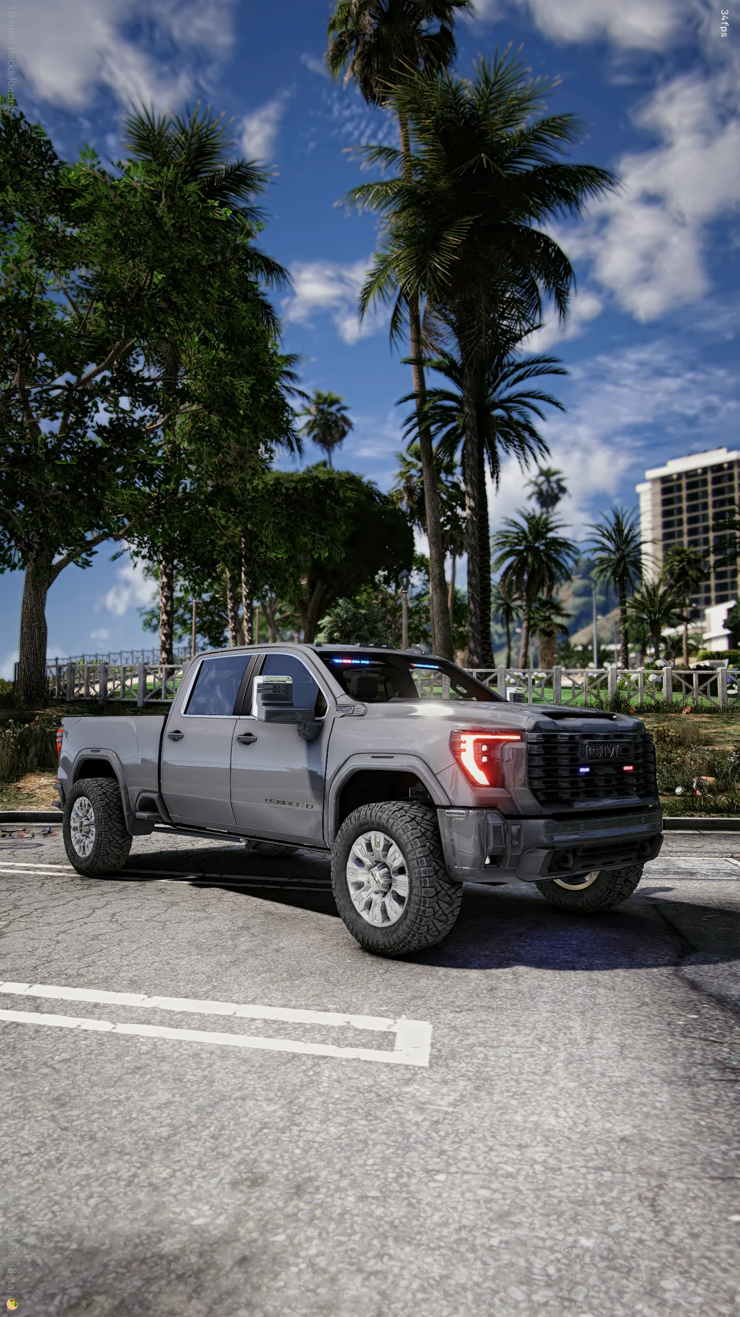 Snoozypb78 Cop 24 gmc 2500 FiveM truck, photo 3