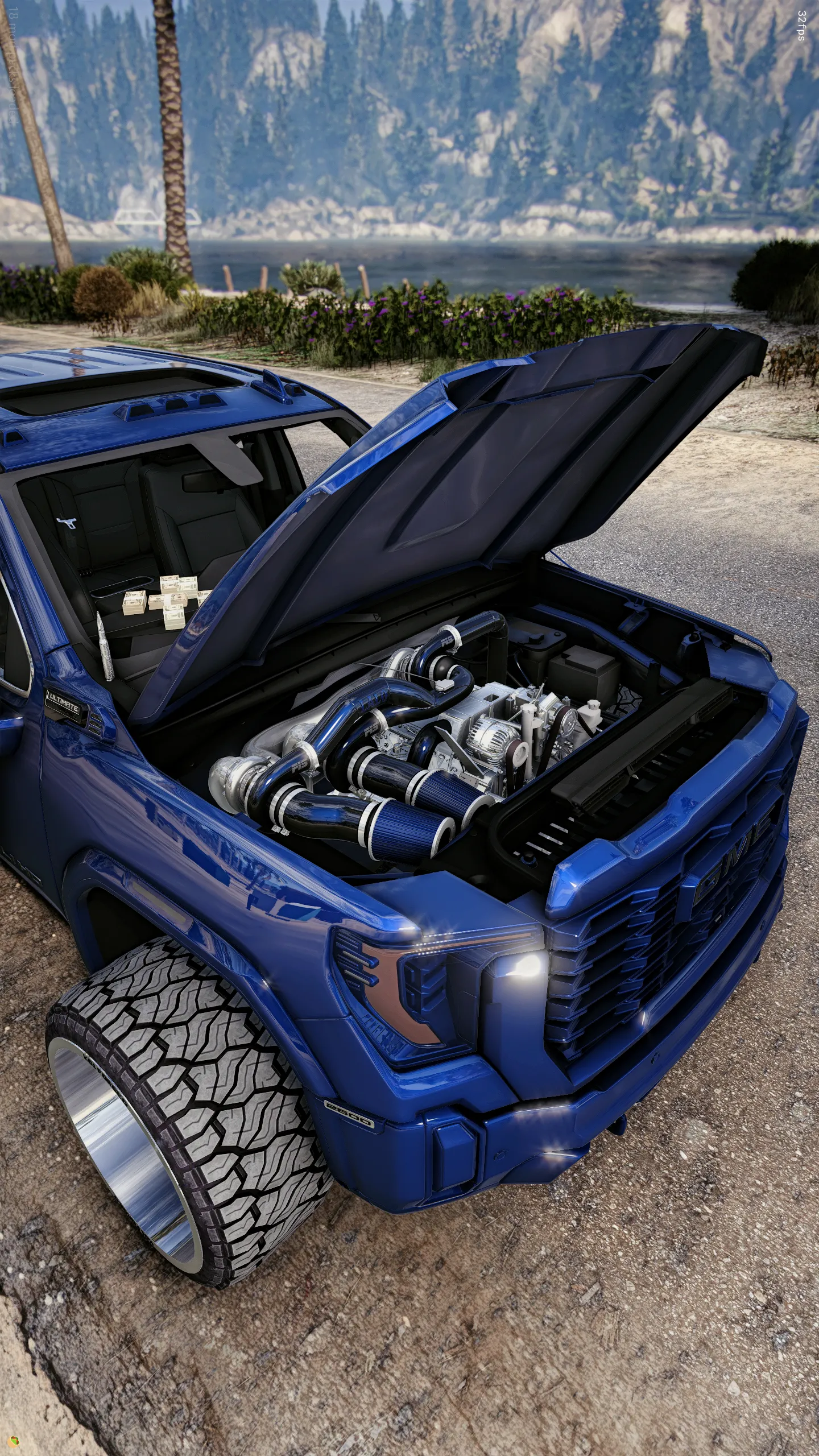 Snoozypb80 24 gmc 2500 FiveM truck, photo 7