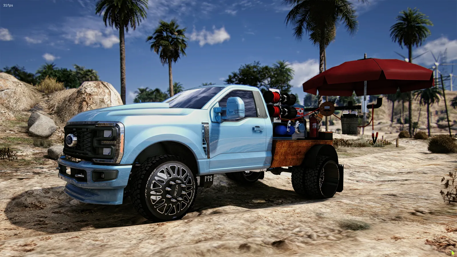 Snoozypb84 2025 f450 single cab weld truck FiveM truck, photo 1