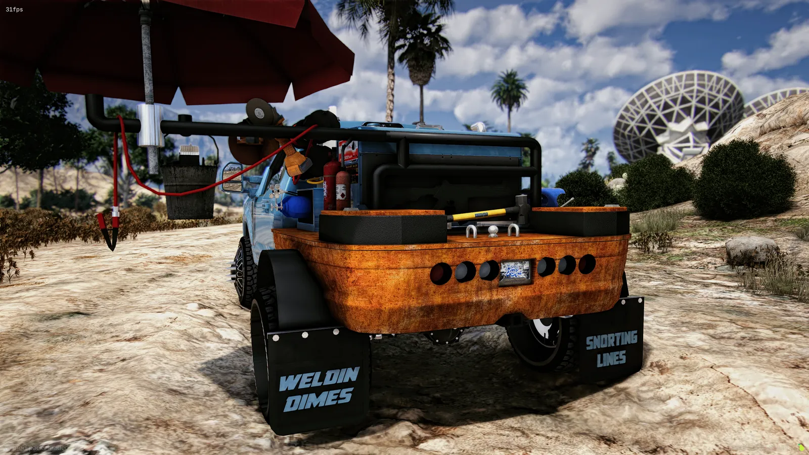 Snoozypb84 2025 f450 single cab weld truck FiveM truck, photo 5