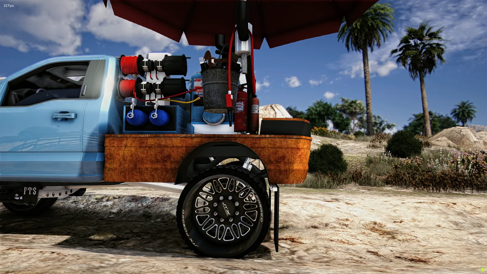 Snoozypb84 2025 f450 single cab weld truck FiveM truck, photo 6