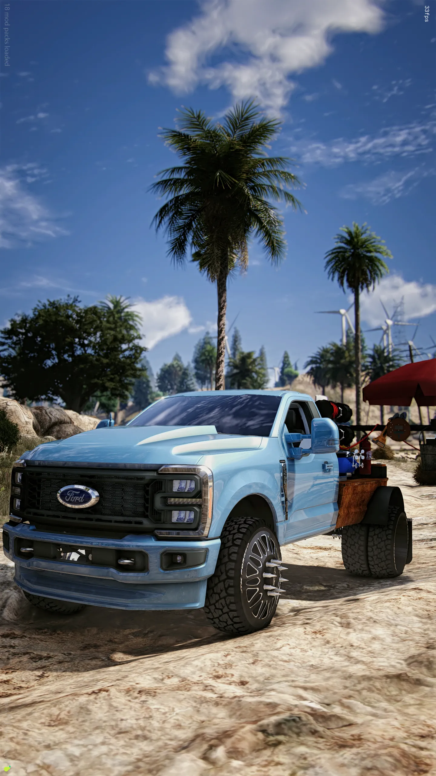 Snoozypb84 2025 f450 single cab weld truck FiveM truck, photo 8