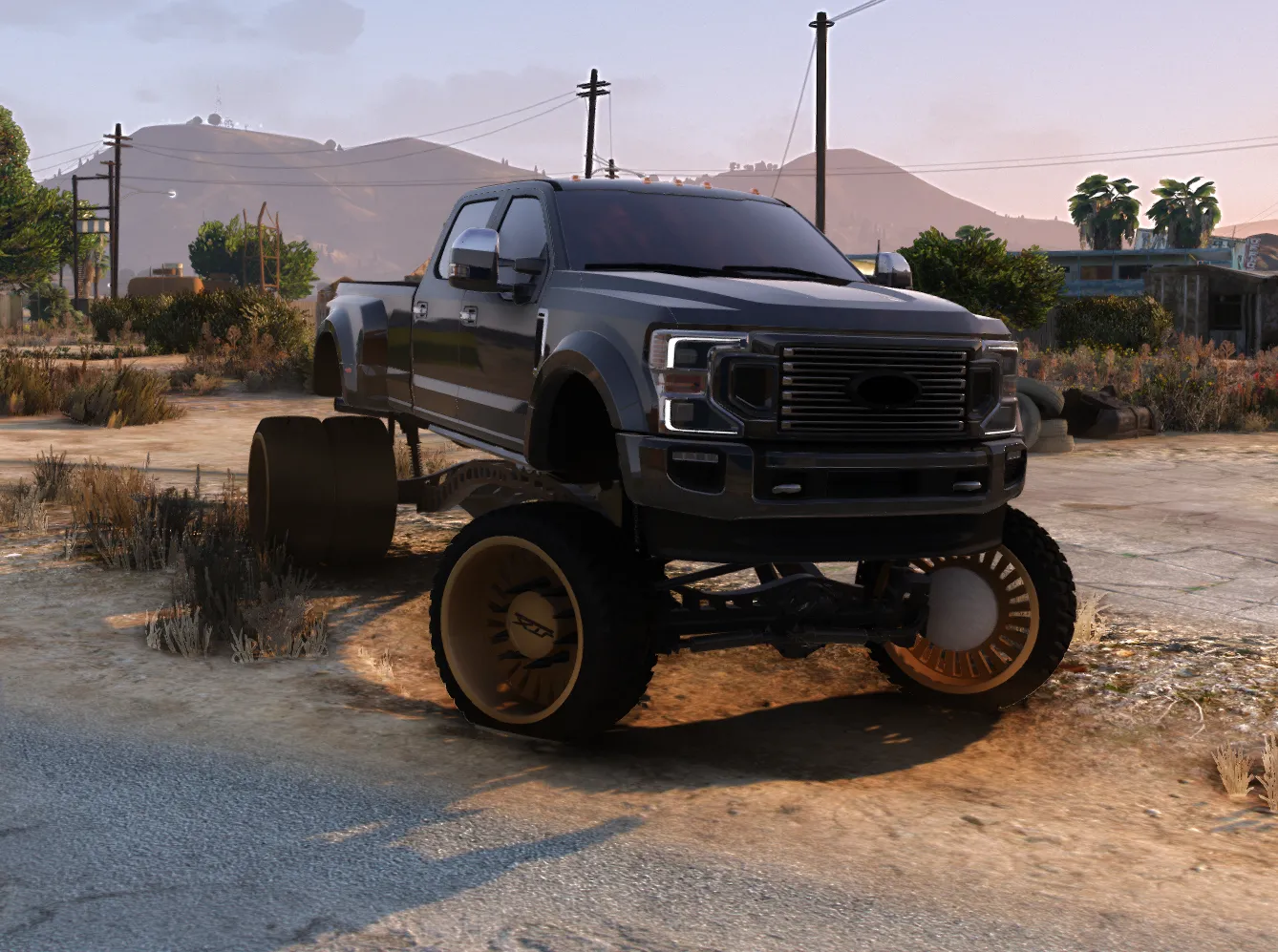 Snoozypbdb14 Ford dually FiveM truck, photo 1
