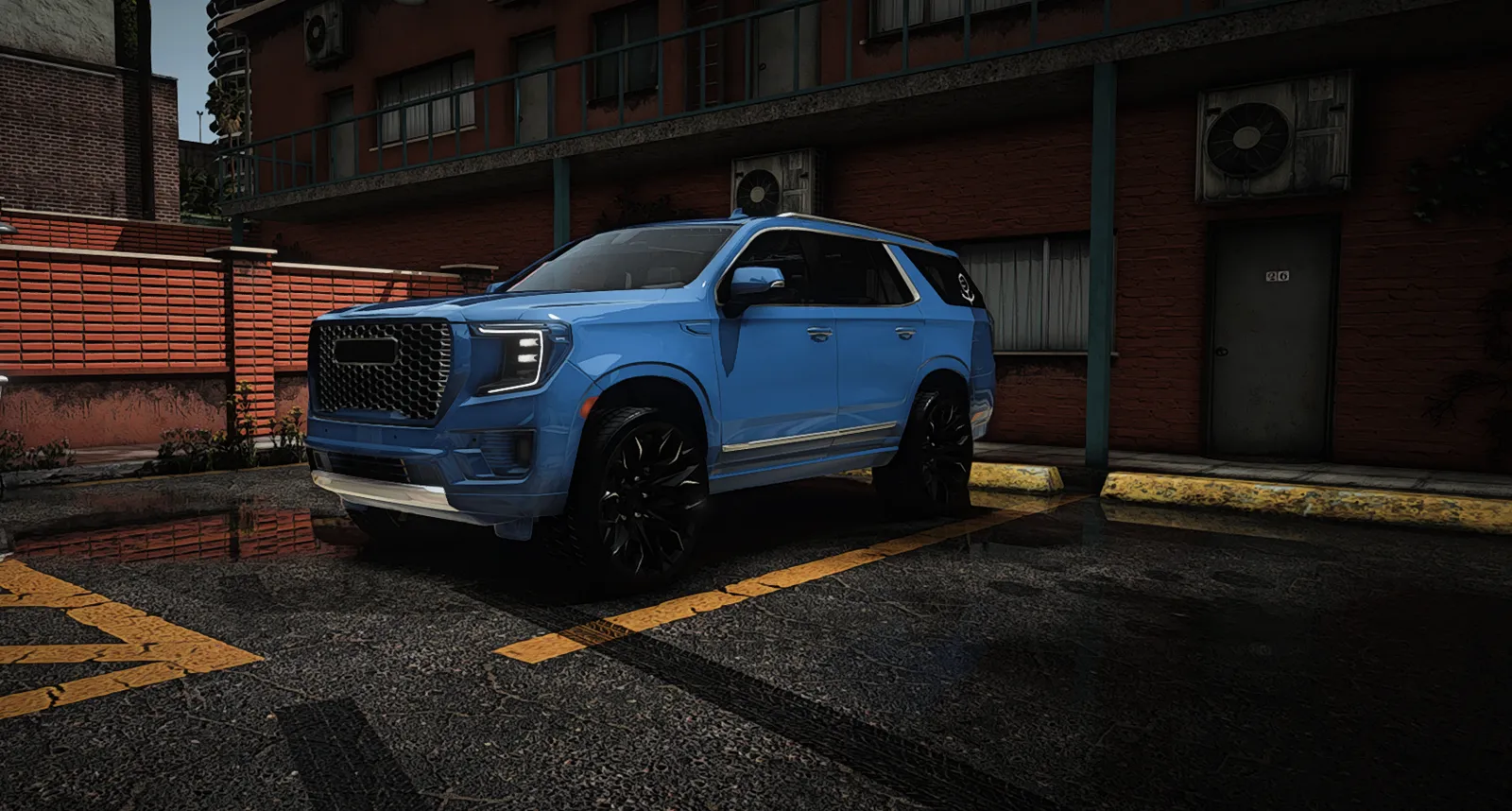 Snoozypbdb30 Debadged 2021 gmc yukon FiveM truck, photo 3