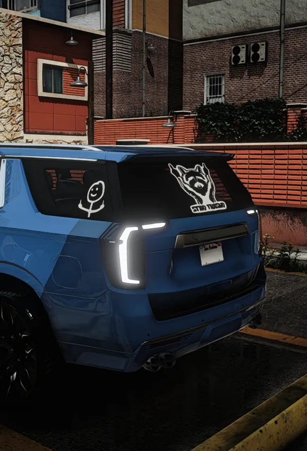 Snoozypbdb30 Debadged 2021 gmc yukon FiveM truck, photo 4