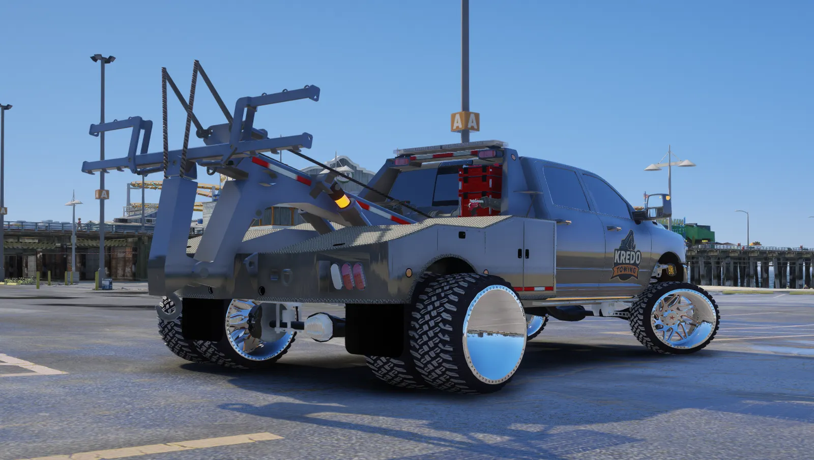 Snoozypbdb35 2025 6th gen dodge Tow truck debadged FiveM truck, photo 2